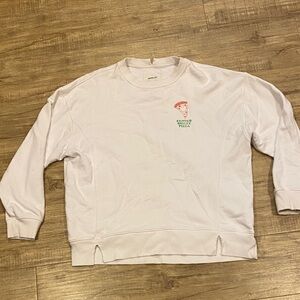 Aerie White Sweatshirt